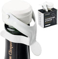KLOVEO Champagne Stoppers - WAF Patented Seal - Made in Italy - White