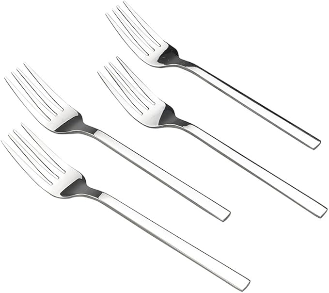 Doryh 12-Piece Stainless Steel Dessert Forks Set