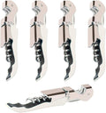 Professional Waiter Corkscrew Wine Openers Set(4PCS), Heavy Duty Stainless Steel Hinges Wine Key for Restaurant Waiters, Sommelier, Bartenders