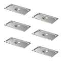 Aplancee Stainless Steel Pan Lid - Fits 1/3 Size Steam Table Pans Dishwasher Safe for Catering, Buffets, Restaurants