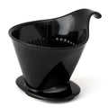 ZERO JAPAN - Bee House Pour Over Coffee Dripper - Ceramic Coffee Maker with Elegant Peek Hole, Drip Cone Brewer Coffee Gifts, Brewing Accessories - Noble Black, Standard Size