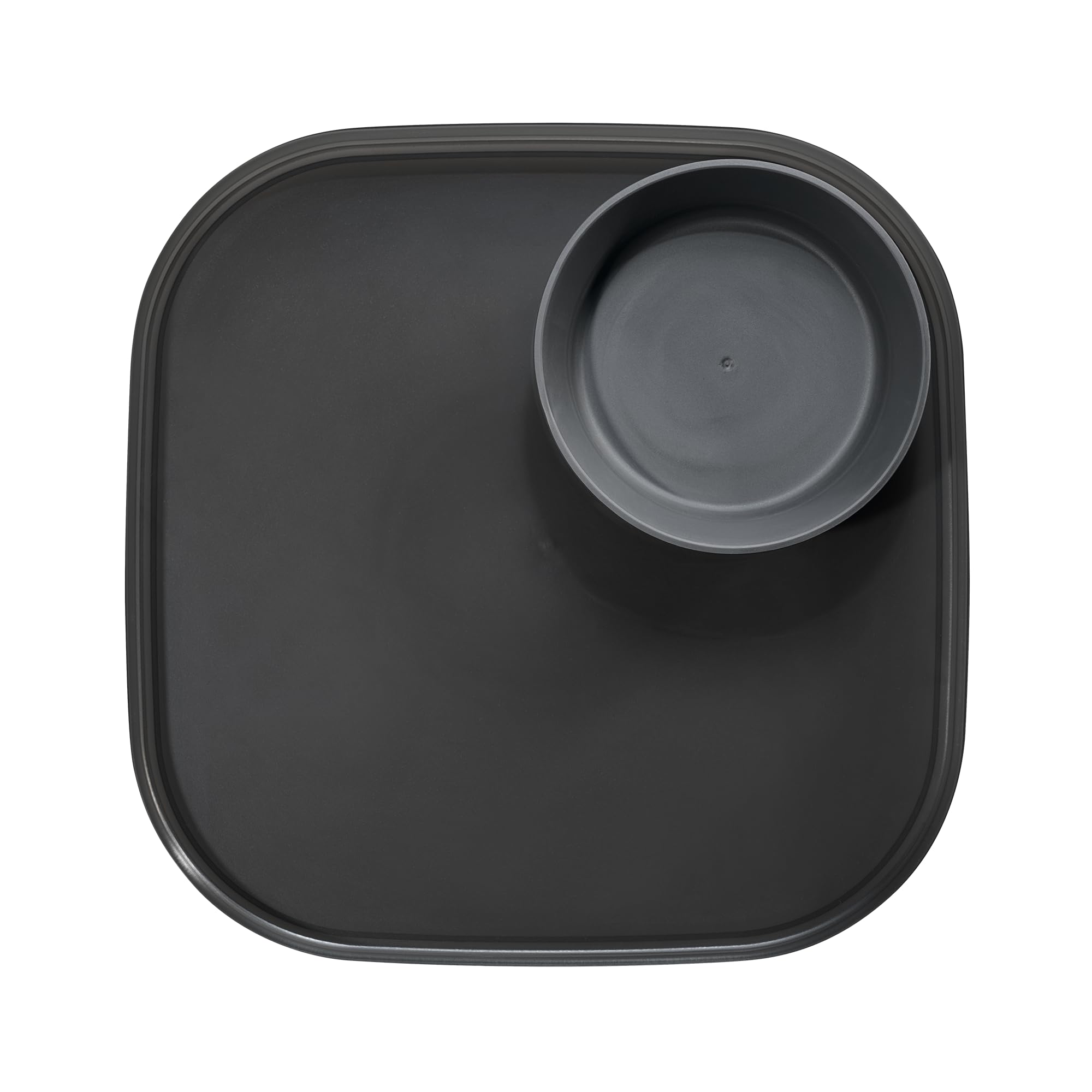 madesmart Dipware Dinner Plate, Carbon