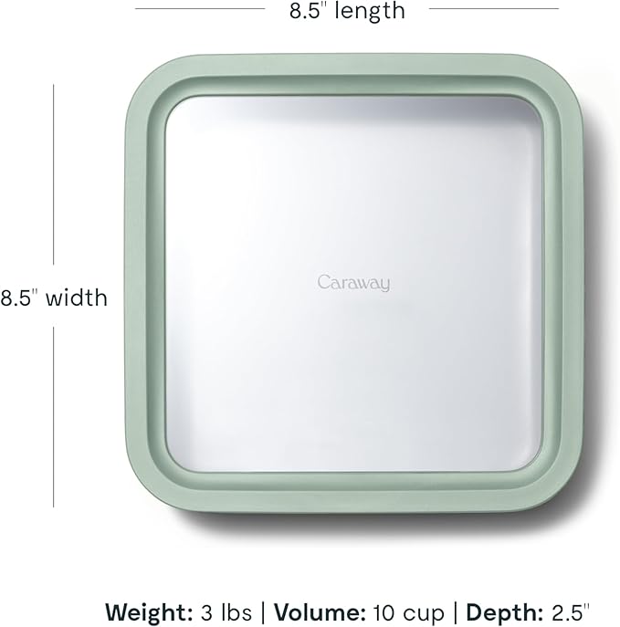 Caraway 2-Piece Glass Food Storage Set with Lids
