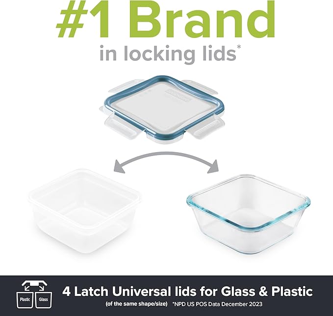 Snapware Plastic Total Solution (16-Piece) Food Storage Containers Set