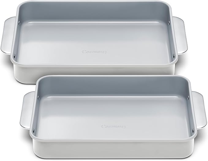Caraway Non-Stick Ceramic-Coated 9"x13" Rectangle Pan Duo