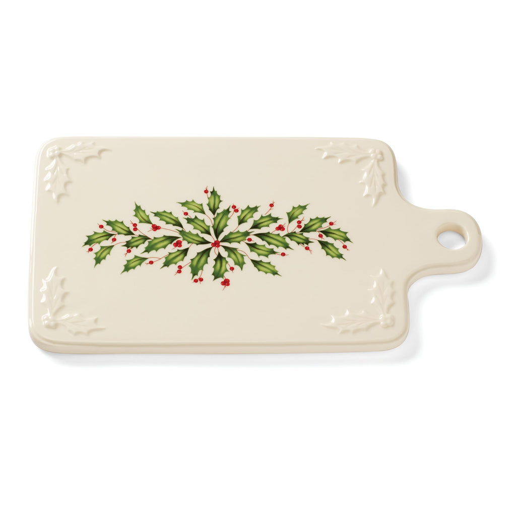 Lenox Holiday Porcelain Christmas Cheese Board