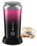 Maestri House Milk Frother, 3-in-1 Hot & Cold Mik Frothing Steamer, 8.12OZ/240ML Touch Control Foam Maker, Compact Space-saving Design for Latte, Cappuccino and Warm Milk