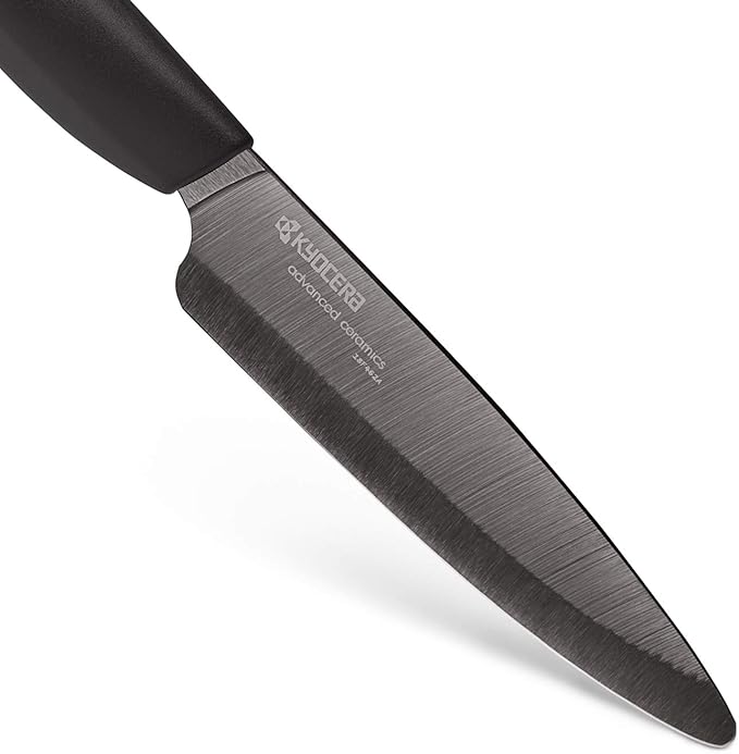 KYOCERA Revolution 4-Pc Ceramic Knife Set: Chef’s, Santoku, Utility&Paring