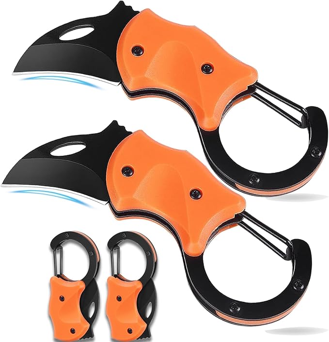 EILIKS 2 Pack Small Pocket Knife Fathers Mothers Dad Mom Day Gifts for Men Women from Daughter Wife Husband Son, EDC Knives Anniversary Birthday for Him Her, Cool Gadgets Stocking Stuffers