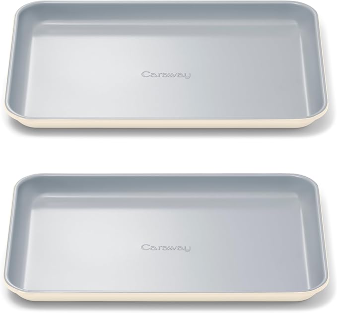 Caraway Non-Stick Ceramic Small Baking Sheet Duo