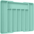 Aujen Silverware Drawer Organizer, Adjustable Utensil Cutlery Tray