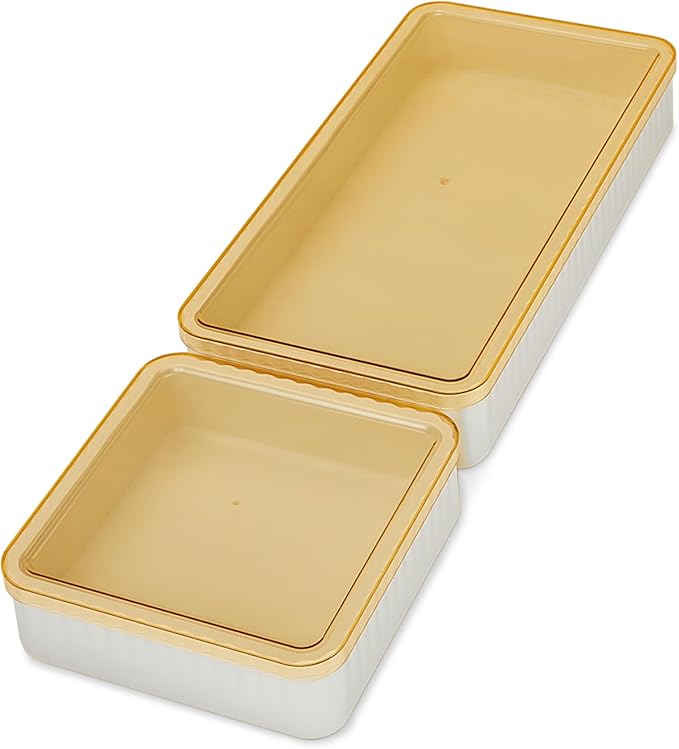 Cravings by Chrissy Teigen Silicone Baking Set with Lids, 4 Pieces