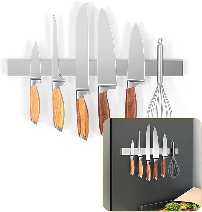 Ninonly 12 Inch Magnetic Knife Holder for Refrigerator