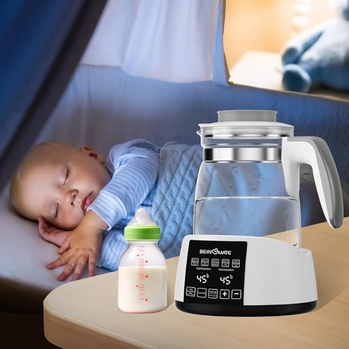 Baby Bottle Warmer,Electric Kettle Temperature Control,Water Warmer for Baby Formula