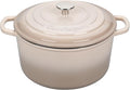 VORRINGARD Enameled Cast Iron Dutch Oven Pot with Lid, for Sourdough Bread Baking, Round Dutch Ovens, 4.5 Quart
