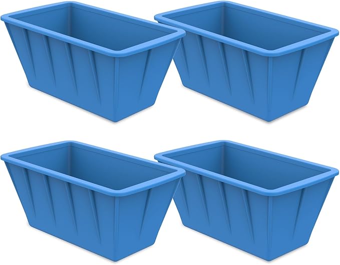 Extra Large Ice Block Molds 4 Pack 32LB for Cold Plunge Tub