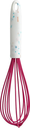 Trudeau White Confetti 10" Silicone Whisk