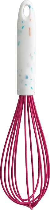 Trudeau White Confetti 10" Silicone Whisk