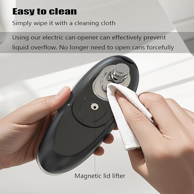 ZEUSORA Electric Can Openers in 2026: Automatic Can Opener Electric with Rechargeable. The Can Opener Creates A Smooth Edge, Making It The Best Gift for Seniors And Kids. White