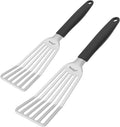 Beijiyi 2 Pack Stainless Steel Fish Spatula, 13.5" & 11.7"