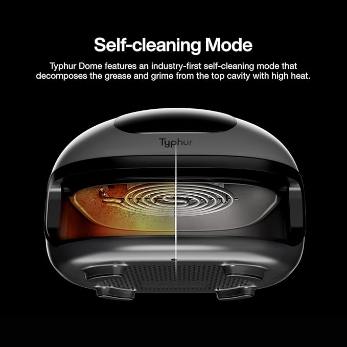 Typhur Dome 2 Large AI Smart Air Fryer, 15-in-1 Dual Heating, Self-Cleaning