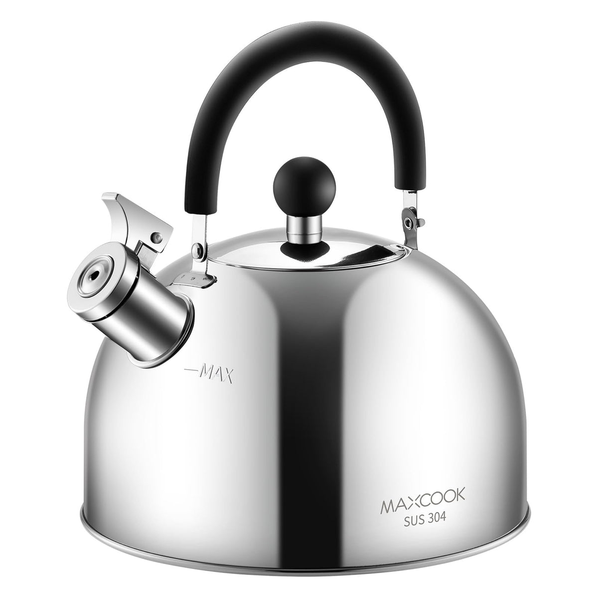 MAXCOOK Tea Kettle, 5.7QT 6L Whistling Tea Kettle for Stove Top