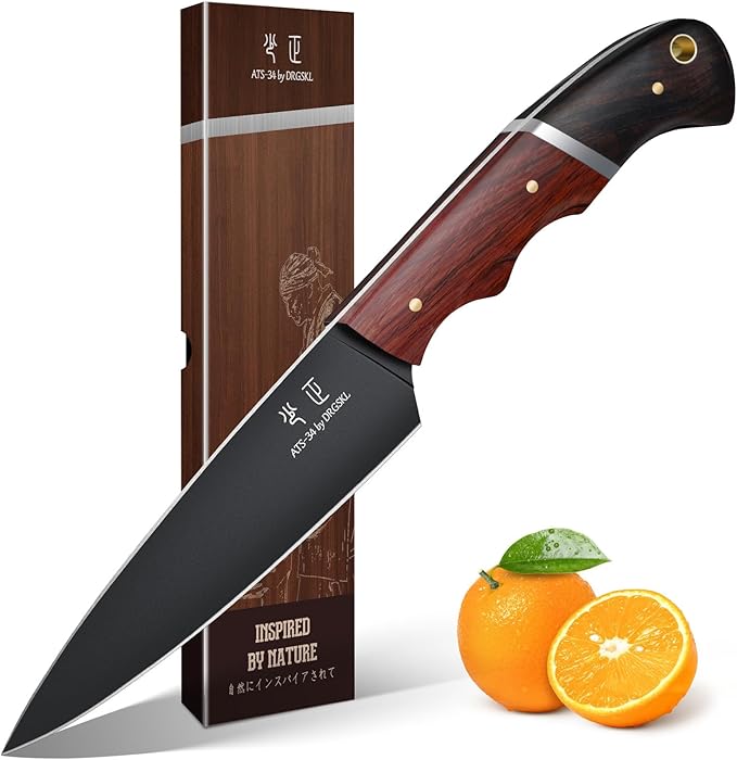 DRGSKL Kitchen Utility Knife From Japan - Small Chef Knife 5 Inch