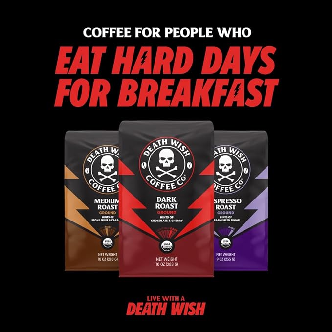 Death Wish Coffee Chocolate Hazelnut Coffee Pods, Fair Trade, 30 Count