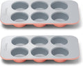 Caraway Non-Stick Ceramic-Coated 6-Cup Muffin Pan Duo