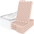 WIBIMEN Mini Ice Cube Trays for Freezer with Lid, 0.55" Pebble Ice