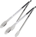 Kona 17-in Stainless Steel Locking Grill Tongs, Heavy-Duty, Set of 2