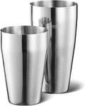 KITESSENSU Cocktail Shaker Set, 2-Piece Boston Shaker Set for Drink Mixing