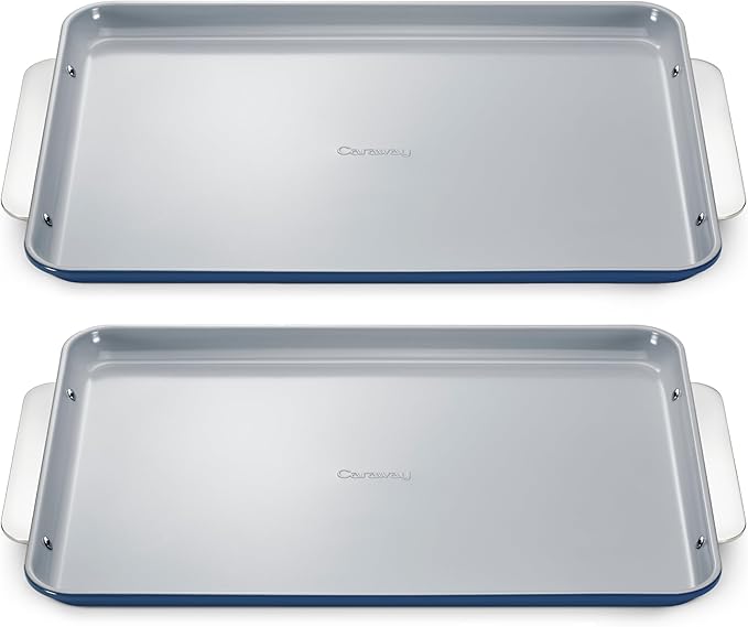 Caraway Non-Stick Ceramic Large Baking Sheet Duo