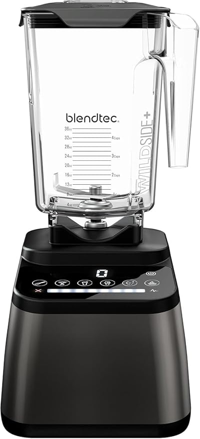 Blendtec Original Designer Series Blender (Gunmetal) & 90oz* WildSide+ Jar