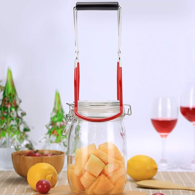 Eeoyu Canning Jar Lifter Tongs, Canning Supplies