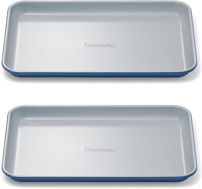 Caraway Non-Stick Ceramic Small Baking Sheet Duo