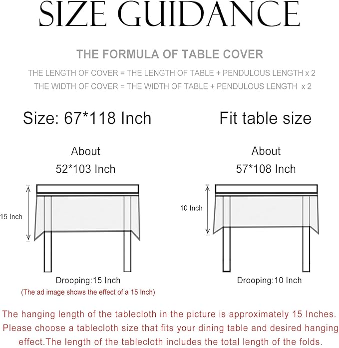 patdrea Vintage French Linen Tablecloth,Rectangular,118"x67"-Magnolia