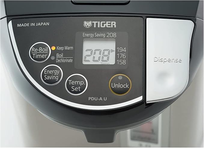 Tiger Pdu A30u K 3.0l Electric Water Boiler and Warmer, Stainless Black