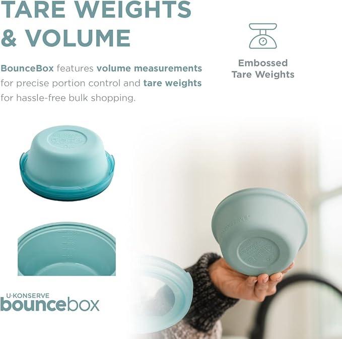 U-Konserve Platinum Silicone Food Container Bento Box 20 oz Seafoam