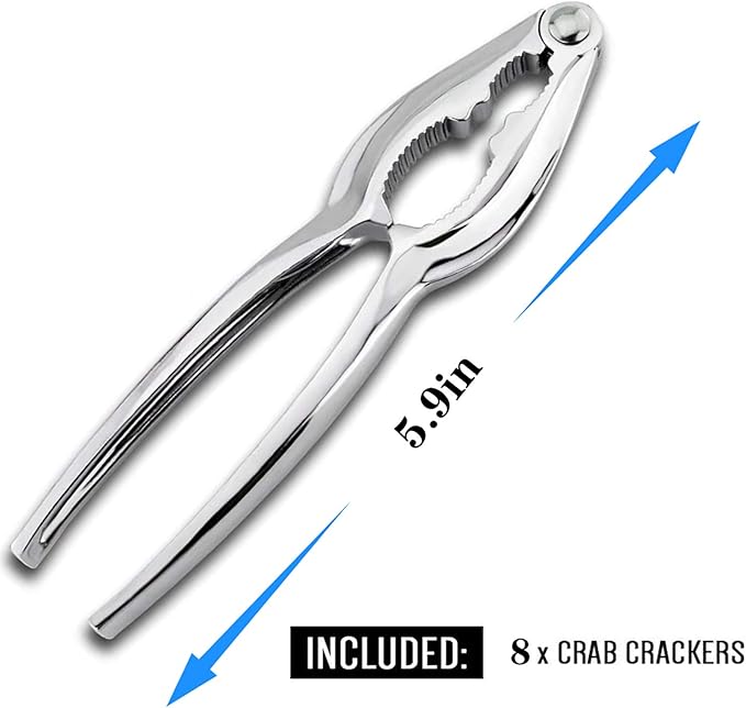 Crab Crackers and Tools, Lobster Crackers, 8 Pack