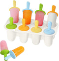 Silicone Popsicle Molds for Toddlers, 8-Cavity Mini Popsicle Molds