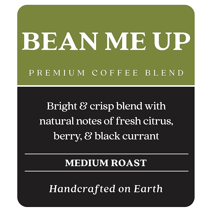 Copper Moon K-Cup Coffee Pods, Light Roast, Bean Me Up Blend, 72 Count
