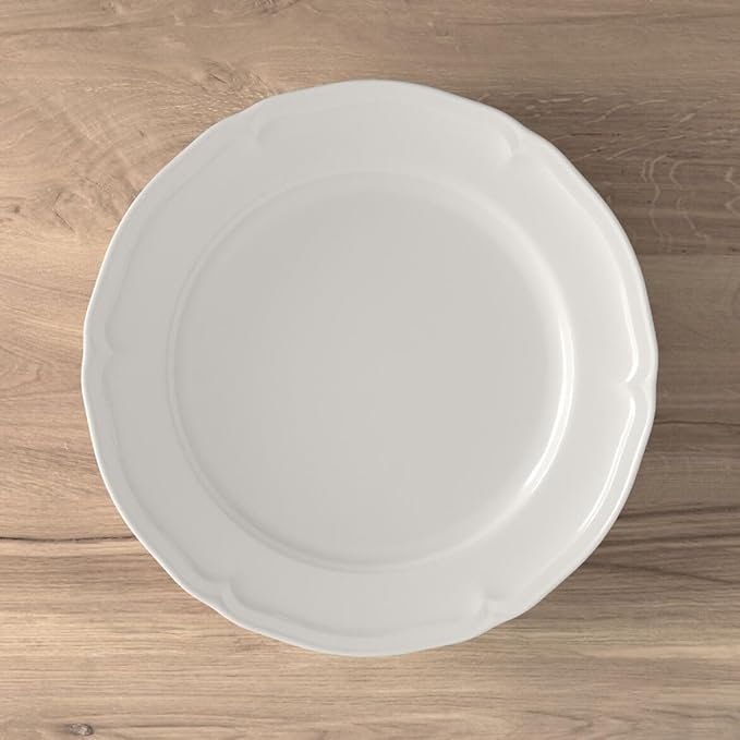 Villeroy & Boch Manoir 18 Piece Dinnerware Set, Creamy White