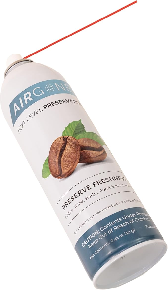 Airgone Argon Gas Flush for Wine, Coffee and Food Preservation | FreshPort