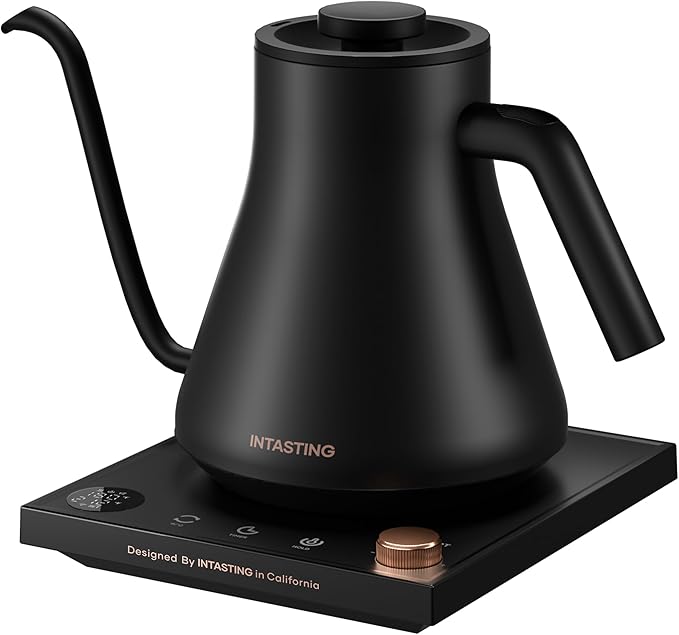INTASTING Gooseneck Electric Kettle, Temperature Control
