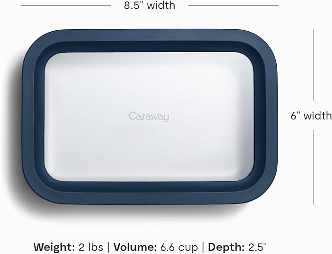 Caraway Glass Food Storage Container with Lid