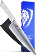 Dalstrong Chef Knife - 8 inch Blade - Forged HC German Steel Chef's Knife - Full Tang - Glacial White ABS Handle - Gladiator Series - Razor Sharp Kitchen - Professional - Sheath - NSF Certified