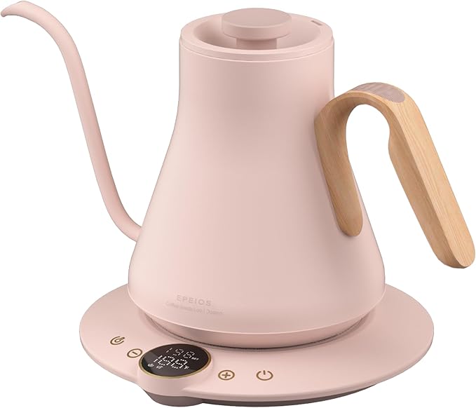 INTASTING Gooseneck Electric Kettle with ±1℉ Temperature Control 0.9 Liter