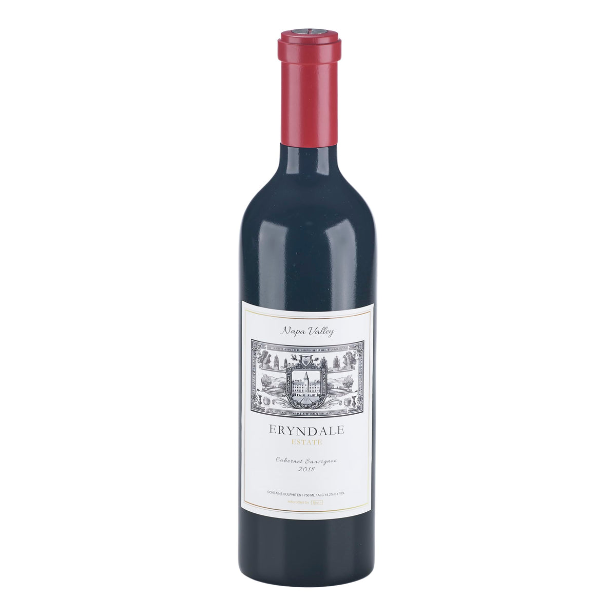 JHuxe Wine Bottle Pepper Grinder, 12 Inch Wood Pepper Mill for Wine Lovers