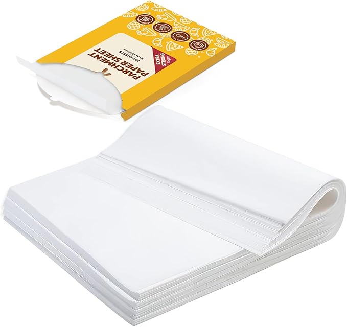 Katbite 300 Pcs Parchment Paper Baking Sheets, 12x16 Inch, Heavy Duty